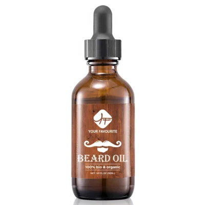 Óleo de barba orgânico 100% puro para crescimento da barba, suavizante, nutritivo
